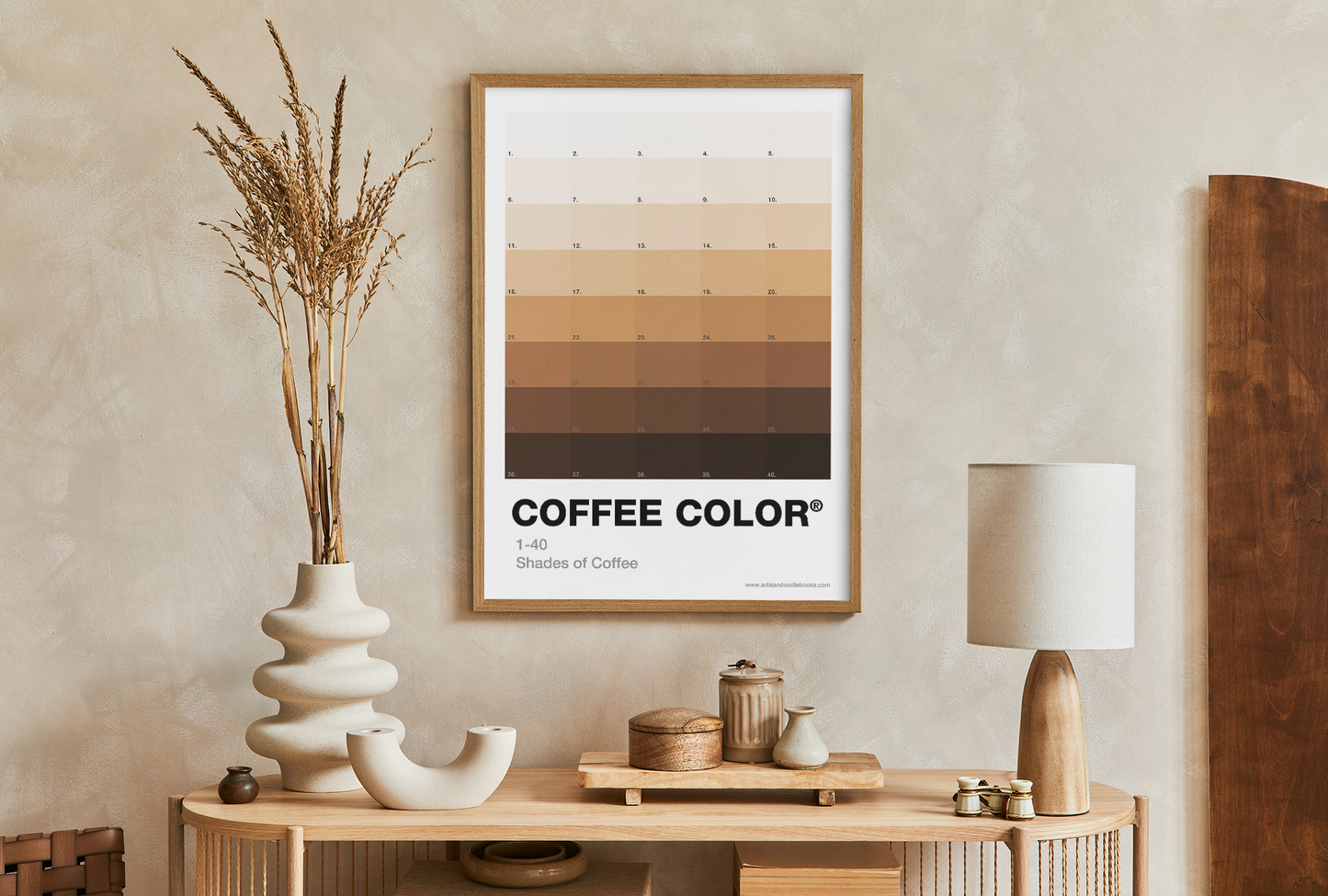 Coffee Color - Art Print