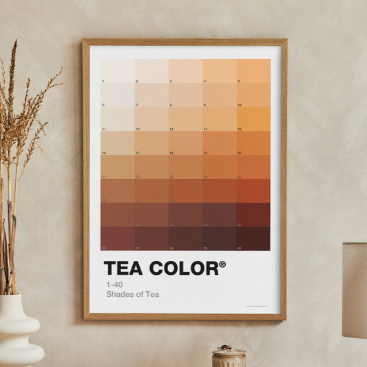 Tea Color Art Print - Boho Background